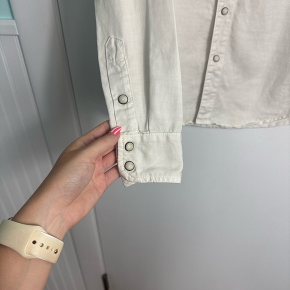 Mother Denim All My Ex's Western Top All the Right Angles Size XS - Picture 5 of 11